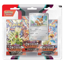Load image into Gallery viewer, Pokémon Scarlet &amp; Violet 3 Obsidian Flames: 3 - Pack Blister