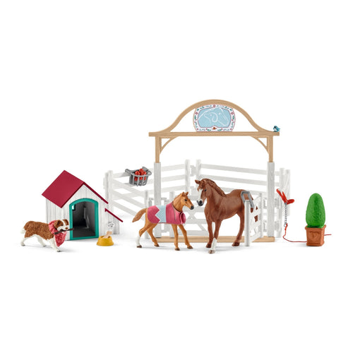 Schleich Horse Club - Hannah's Guest Horses w/Ruby the dog<br>(Shipped in 10-14 days)