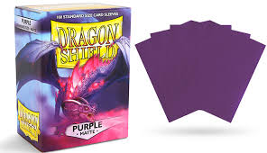 Purple Matte Sleeves Dragon Shield