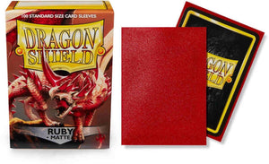 Ruby Matte Sleeves Dragon Shield