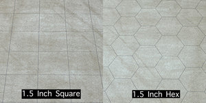 Chessex Reversible Battlemat 1½" Squares & 1½" Hexes