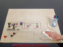 Load image into Gallery viewer, Chessex Reversible Battlemat 1½&quot; Squares &amp; 1½&quot; Hexes