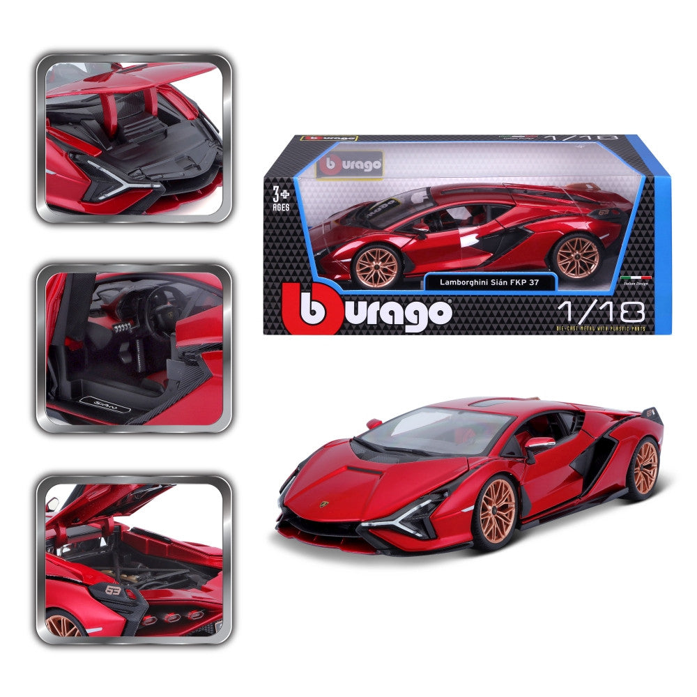 bb Junior 1/18 Lamborghini Sian FKP 37<br>(Shipped in 10-14 days)