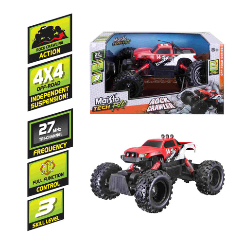 Maisto R/C Rock Crawler 2.4Ghz w/Battery & USB Charger<br>(Shipped in 10-14 days)