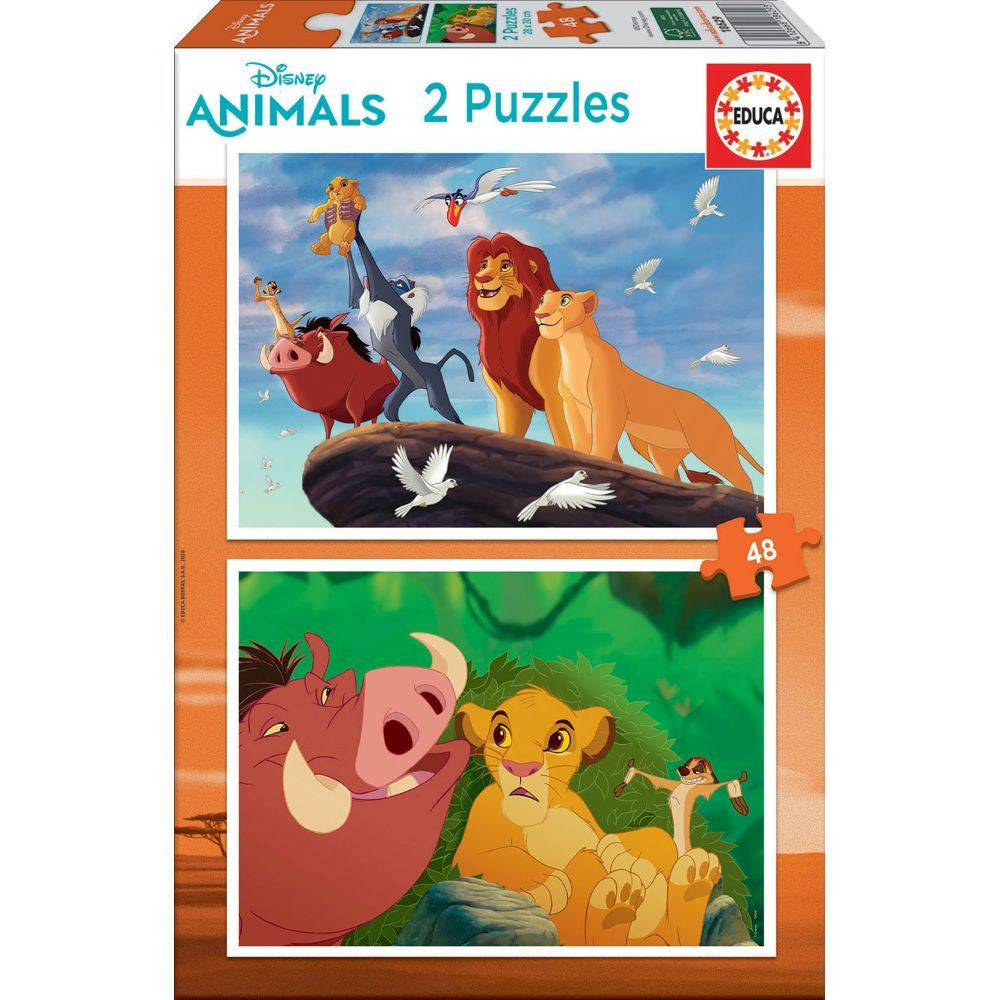 Educa The Lion King (2x48pc)<br>(Shipped in 10-14 days)