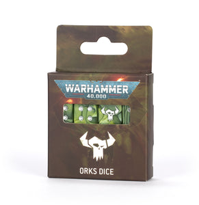 WARHAMMER 40000: ORKS DICE<br>(Shipped in 14-28 days)
