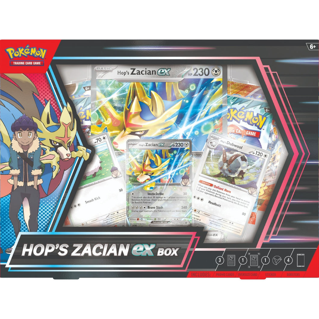 Pokémon: Hop’s Zacian ex Box