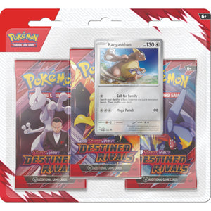 Pokémon: Scarlet & Violet 10: Destined Rivals 3-Pack Blister