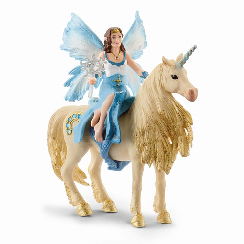 Schleich Bayala - Eyela riding on golden unicorn<br>(Shipped in 10-14 days)