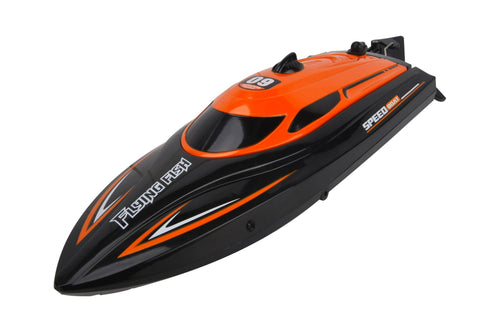 RC Leading R/C 2.4GHz Brushed Boat w/Bat & USB Charger 30cm<br>(Shipped in 10-14 days)