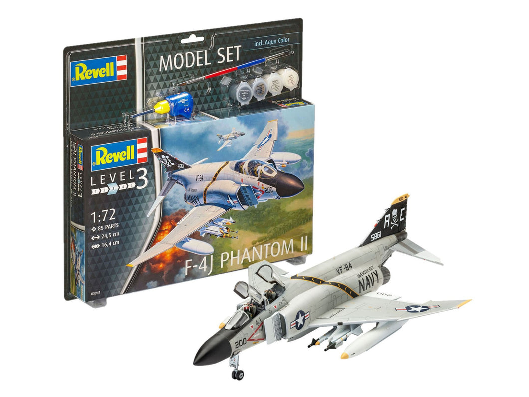 Revell 1/72 Model Set F-4J Phantom II<br>(Shipped in 10-14 days)