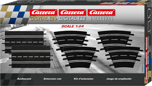 Carrera Extension set (2 straights, 4 curves 1/30°)<br>(Shipped in 10-14 days)