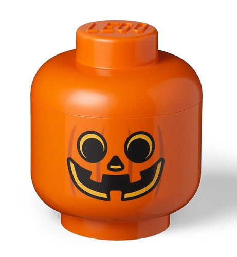 LEGO Room LEGO Storage Head (Large) - Pumpkin<br>(Shipped in 10-14 days)