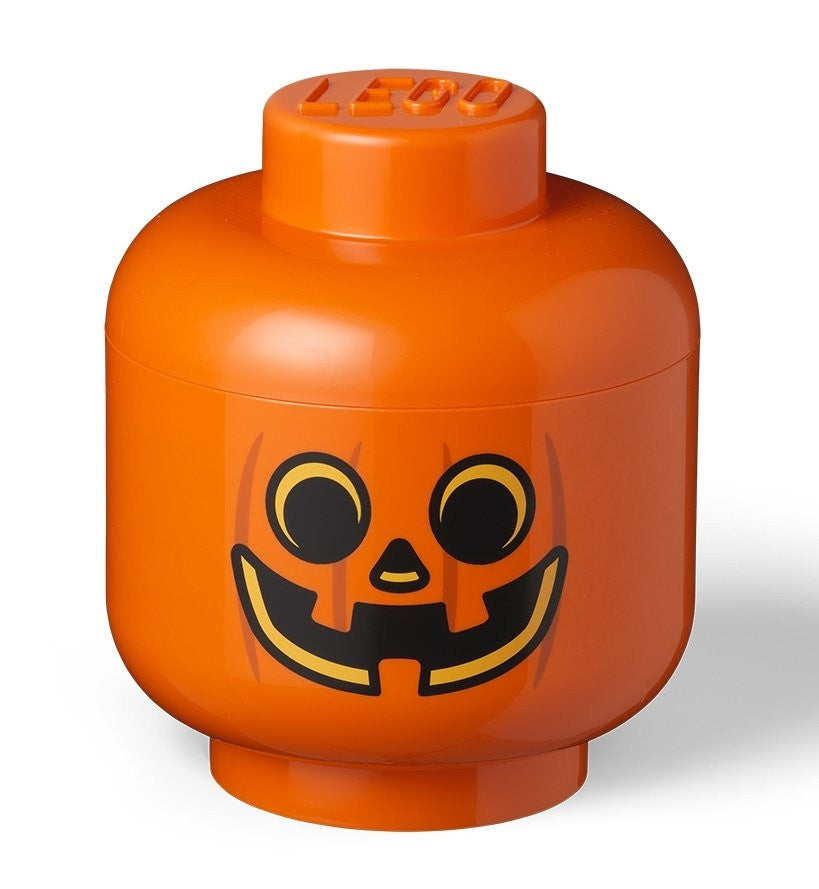 LEGO Room LEGO Storage Head (Large) - Pumpkin<br>(Shipped in 10-14 days)