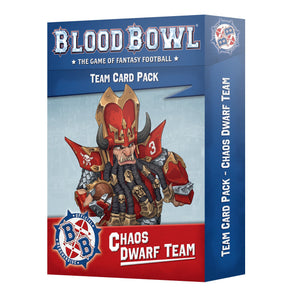 BLOOD BOWL: CHAOS DWARF CARDS<br>(Shipped in 14-28 days)