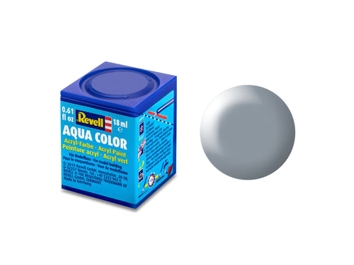 Revell Silk Grey (RAL 7001) Acrylic (18ml)<br>(Shipped in 10-14 days)