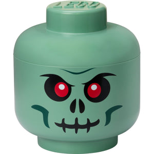 LEGO Room LEGO Storage Head (Large) - Green Skeleton<br>(Shipped in 10-14 days)