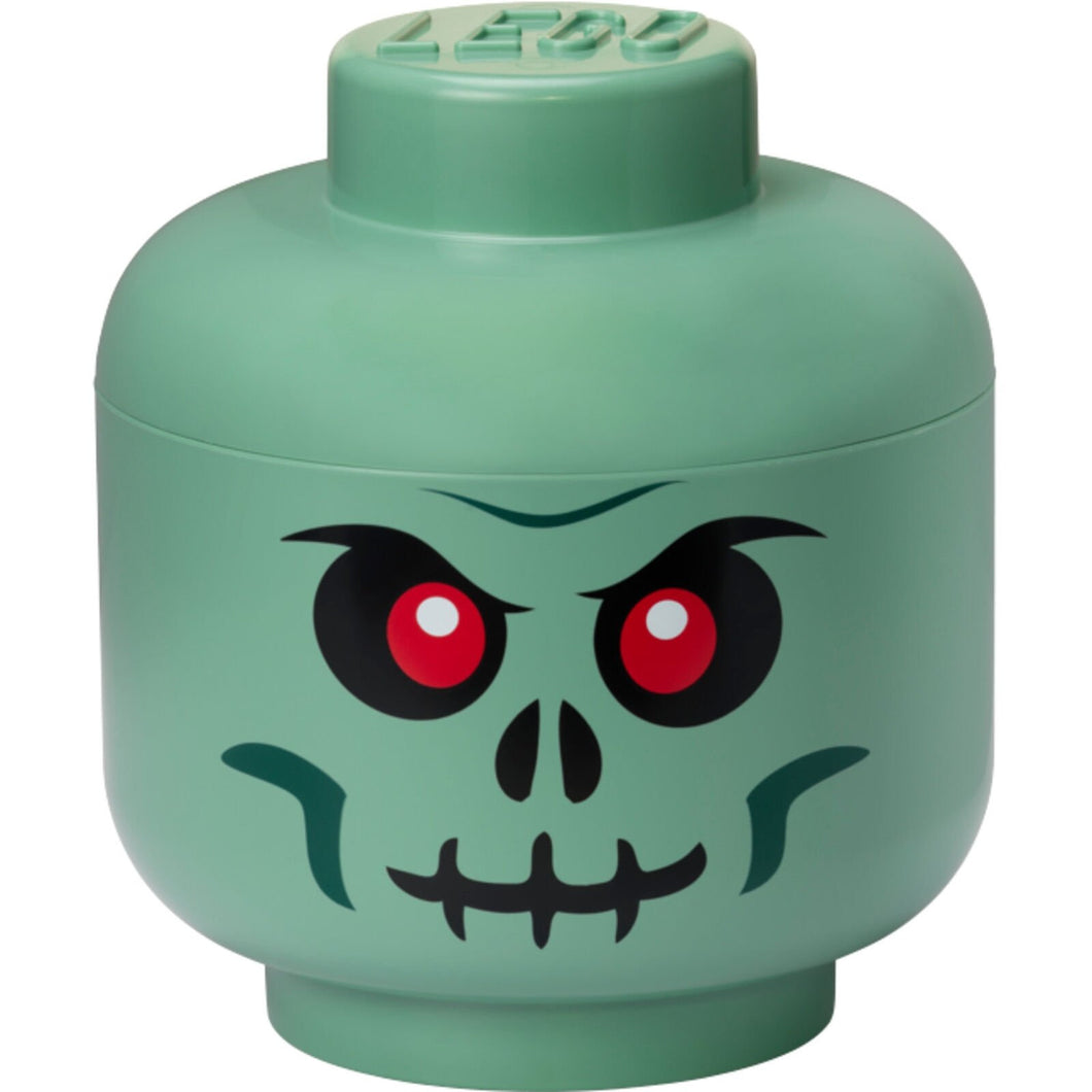 LEGO Room LEGO Storage Head (Large) - Green Skeleton<br>(Shipped in 10-14 days)