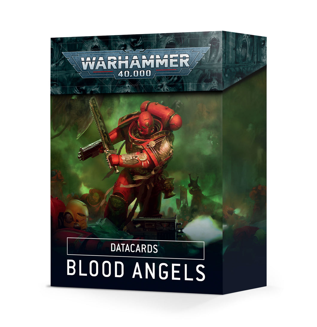 DATASHEET CARDS: BLOOD ANGELS (ENG)<br>(Shipped in 14-28 days)