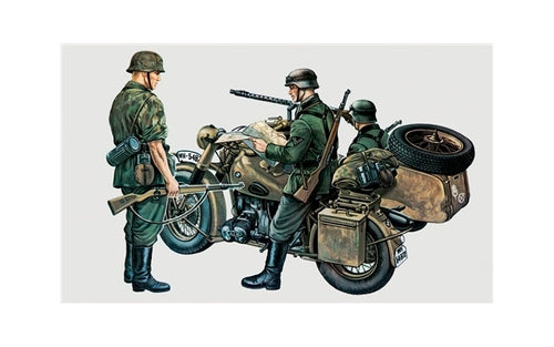 Italeri 1/35 BMW R75 with Side Car<br>(Shipped in 10-14 days)