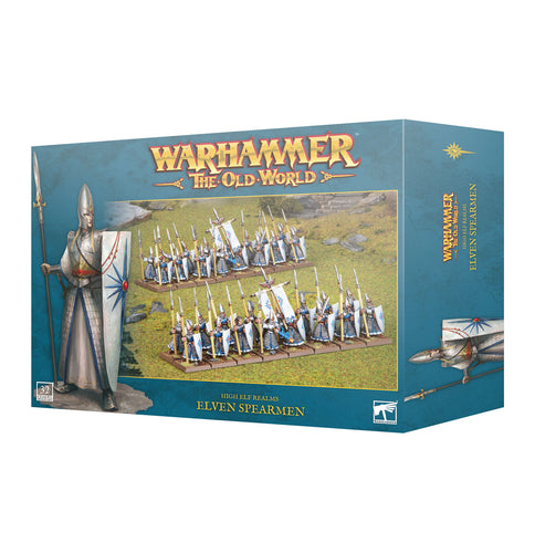 HIGH ELF REALMS: ELVEN SPEARMEN<br>(Shipped in 14-28 days)