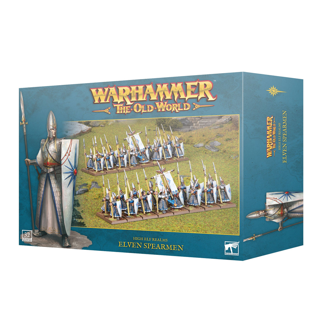 HIGH ELF REALMS: ELVEN SPEARMEN<br>(Shipped in 14-28 days)