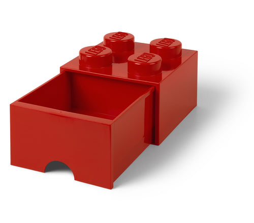 LEGO Room LEGO Brick Drawer 4 - Red - Box Damage<br>(Shipped in 10-14 days)