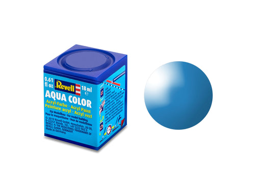 Revell Gloss Light Blue (RAL 5012) Acrylic (18ml)<br>(Shipped in 10-14 days)
