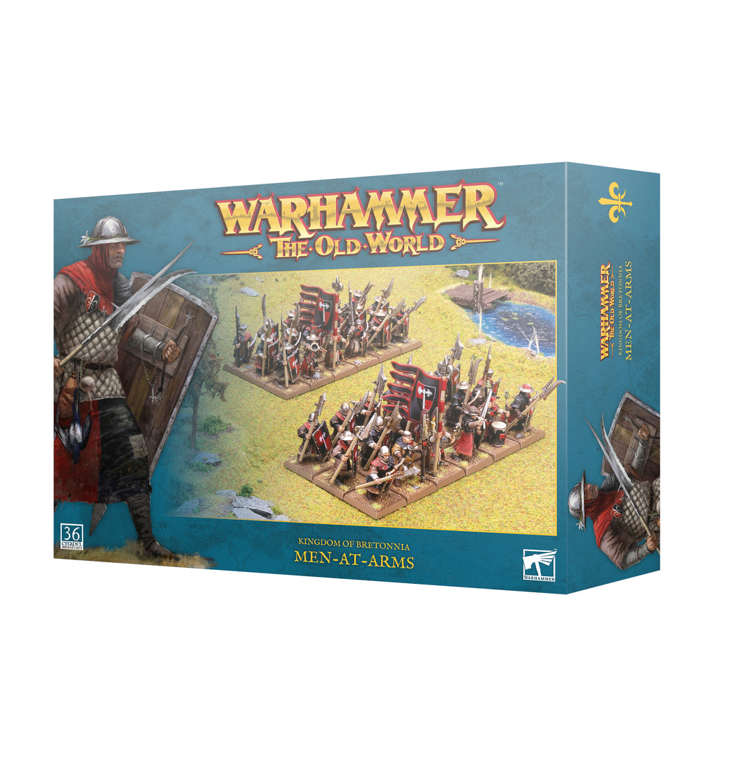 KINGDOM OF BRETONNIA: MEN-AT-ARMS<br>(Shipped in 14-28 days)