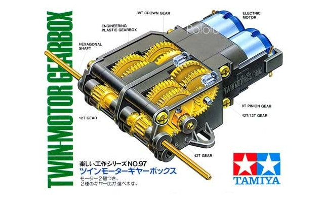Tamiya Twin Motor Gearbox<br>(Shipped in 10-14 days)