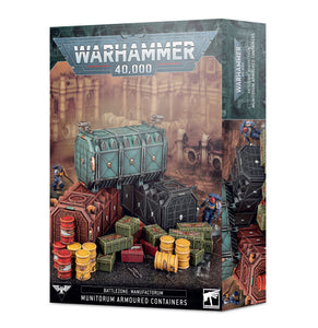 B/Z MANUF.:MUNITORUM ARMOURED CONTAINERS<br>(Shipped in 14-28 days)