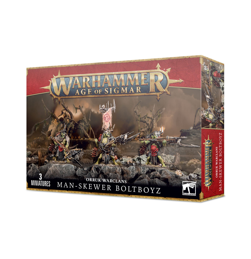 ORRUK WARCLANS MAN-SKEWER BOLTBOYZ<br>(Shipped in 14-28 days)