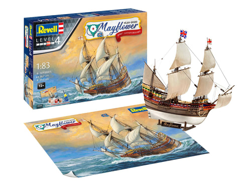 Revell 1/83 Gift Set Mayflower 400th Anniversary<br>(Shipped in 10-14 days)