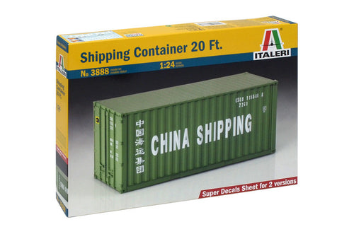 Italeri 1/24 20ft Shipping Container<br>(Shipped in 10-14 days)