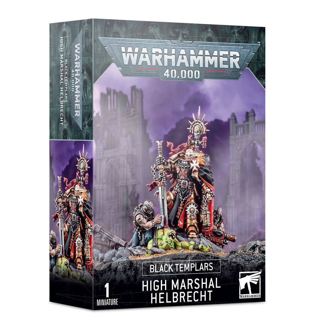 BLACK TEMPLARS: HIGH MARSHAL HELBRECHT<br>(Shipped in 14-28 days)