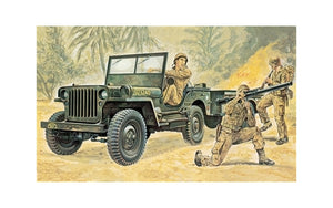 Italeri 1/35 Willys MB Jeep with Trailer<br>(Shipped in 10-14 days)