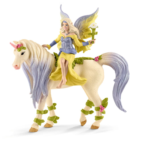Schleich Bayala - Fairy Sera with blossom unicorn<br>(Shipped in 10-14 days)