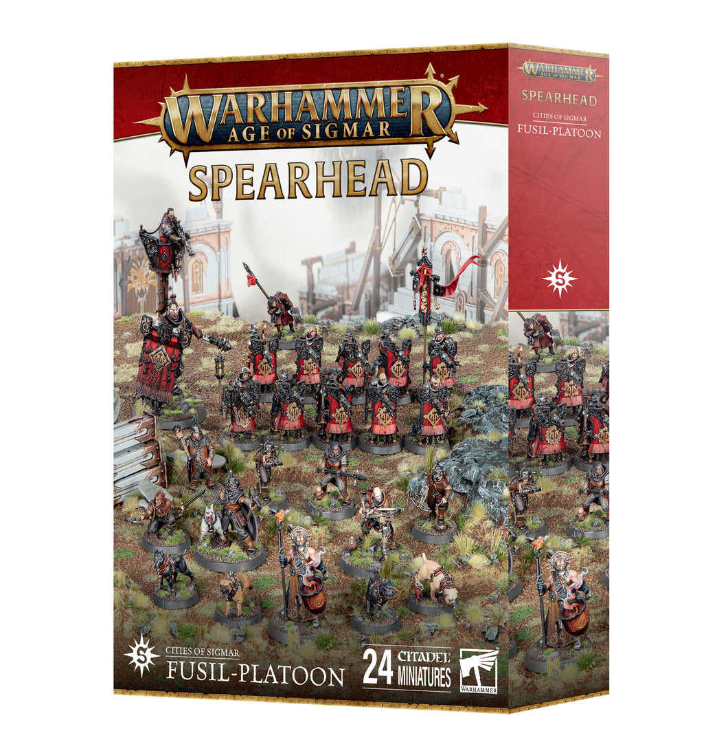 SPEARHEAD:CITIES OF SIGMAR FUSIL-PLATOON<br>(Shipped in 14-28 days)