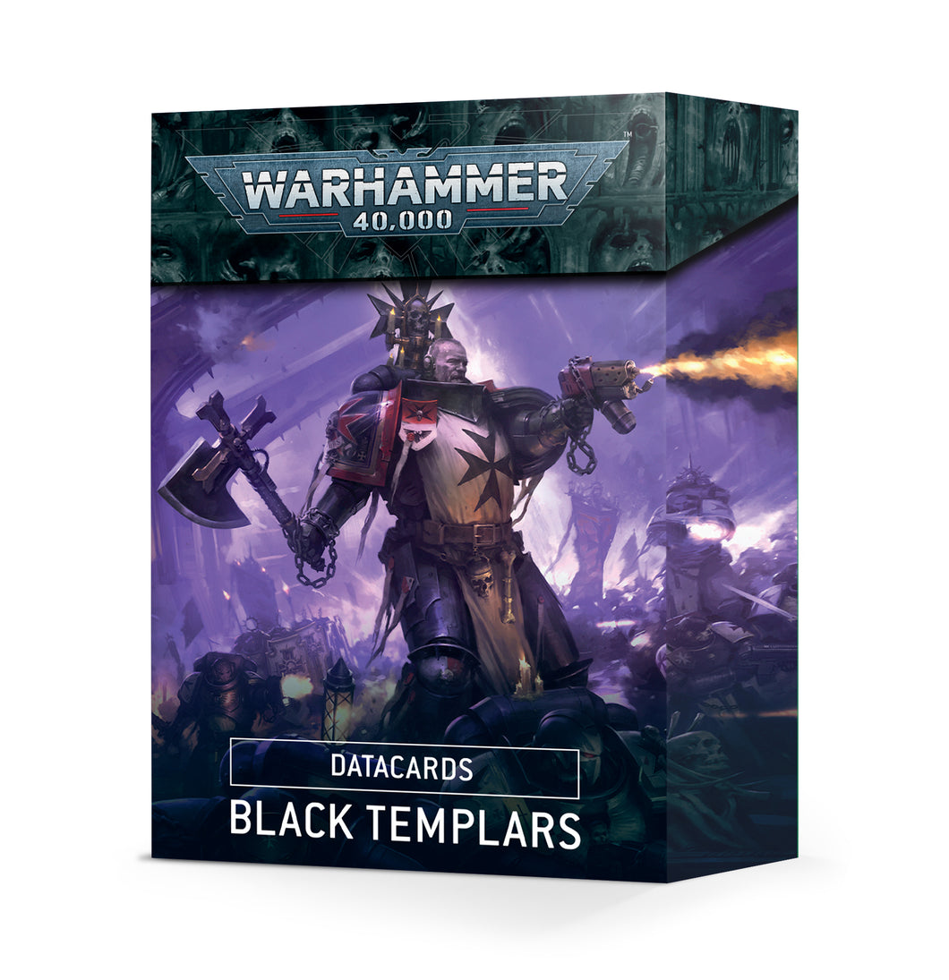DATASHEET CARDS: BLACK TEMPLARS (ENG)<br>(Shipped in 14-28 days)