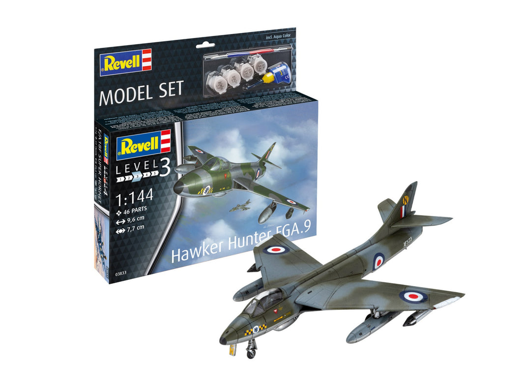 Revell 1/144 Model Set Hawker Hunter FGA.9<br>(Shipped in 10-14 days)