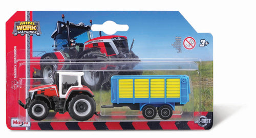 Maisto Mini Work Machines - Tractor w/trailer (36Asst)<br>(Shipped in 10-14 days)