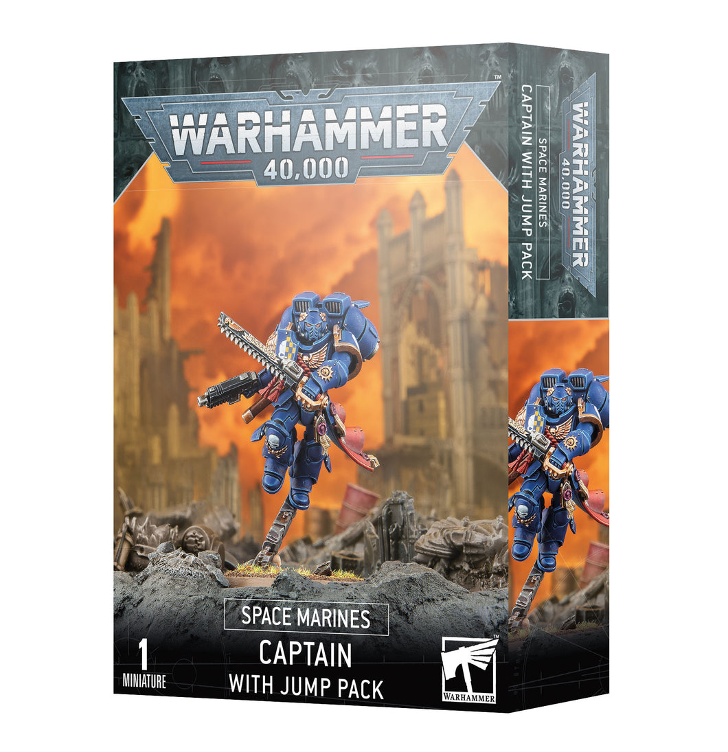 SPACE MARINES: CAPTAIN WITH JUMP PACK<br>(Shipped in 14-28 days)