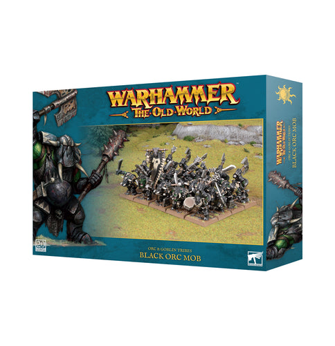 ORC & GOBLIN TRIBES: BLACK ORC MOB<br>(Shipped in 14-28 days)