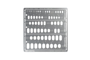 Tamiya Modeling Template (Rounded Rectangles, 1-6mm)<br>(Shipped in 10-14 days)