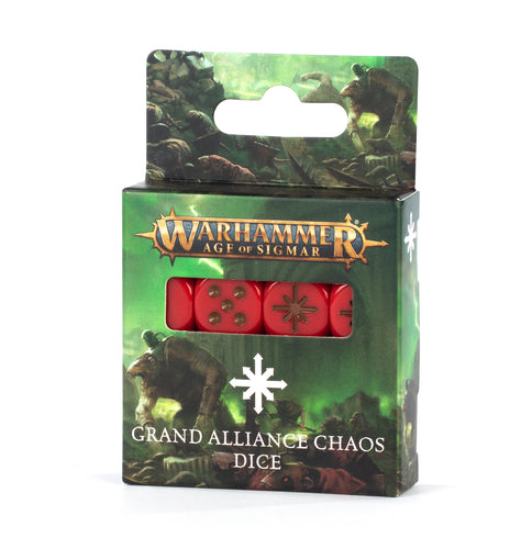 AGE OF SIGMAR: GRAND ALLIANCE CHAOS DICE<br>(Shipped in 14-28 days)