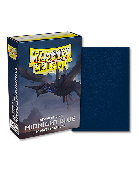 Midnight Blue Matte Japanese Sleeves DragonShield