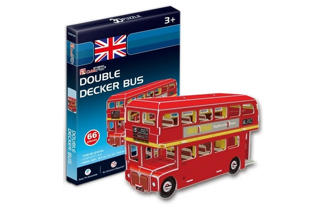 CubicFun Double Decker Bus (UK) 57pcs<br>(Shipped in 10-14 days)