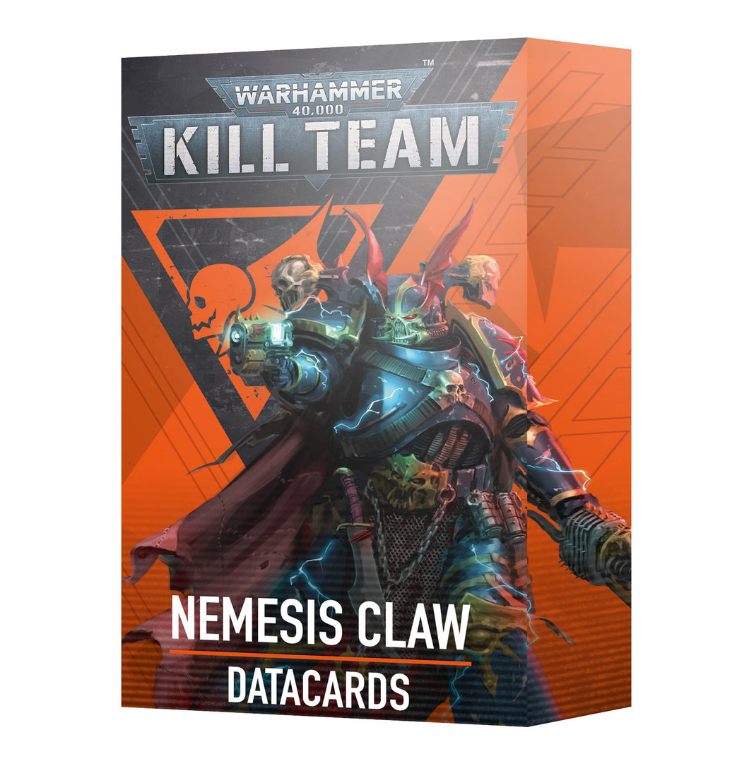 KILL TEAM DATACARDS: NEMESIS CLAW (ENG)<br>(Shipped in 14-28 days)