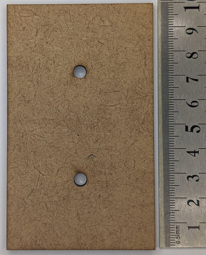 MDF Base - Rectangle 60x100mm