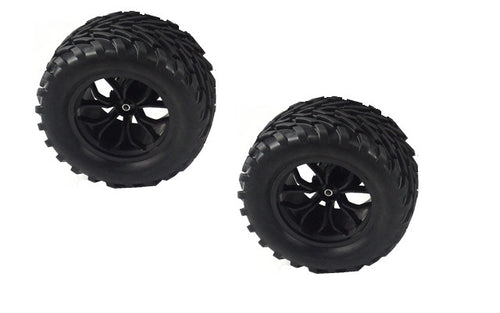 River Hobby Tyre & Wheel for Mega Truck (2)<br>(Shipped in 10-14 days)